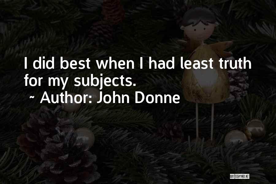 17th Quotes By John Donne