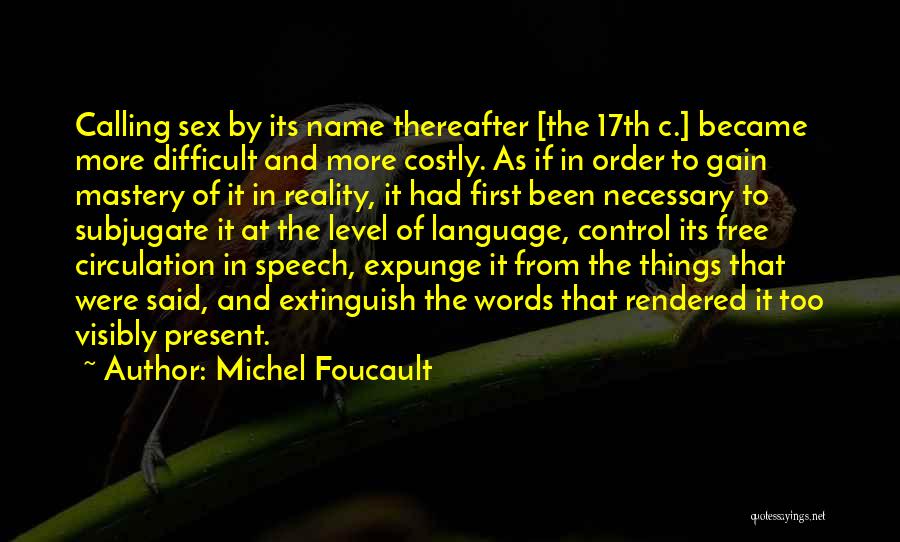 17th Quotes By Michel Foucault