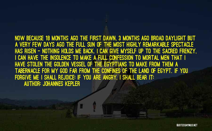 18 Years Ago Quotes By Johannes Kepler