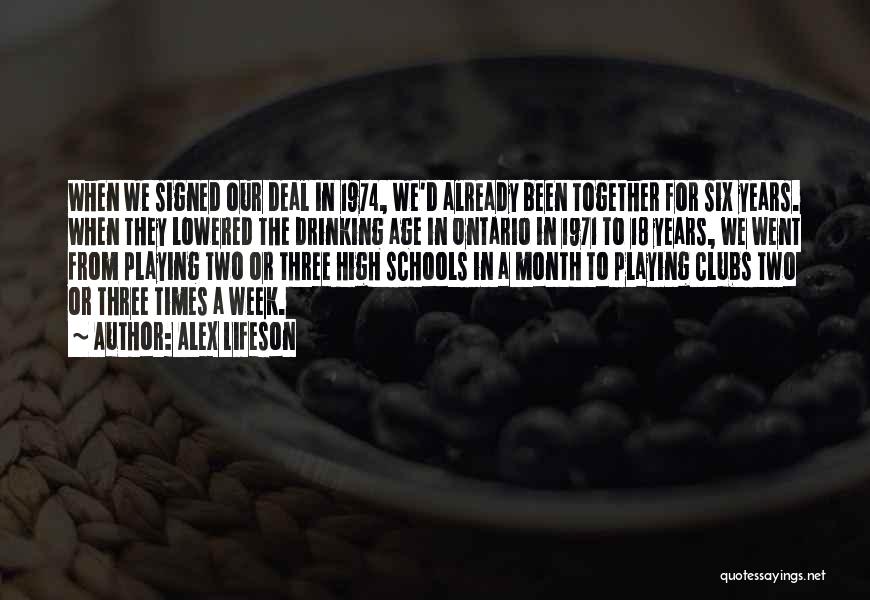 18 Years Together Quotes By Alex Lifeson 18 Years Together Quotes By Alex Lifeson