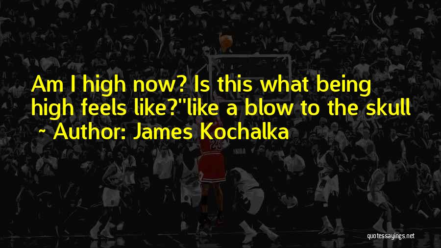James Kochalka Quotes: Am I High Now? Is This What Being High Feels Like?''like A Blow To The Skull
