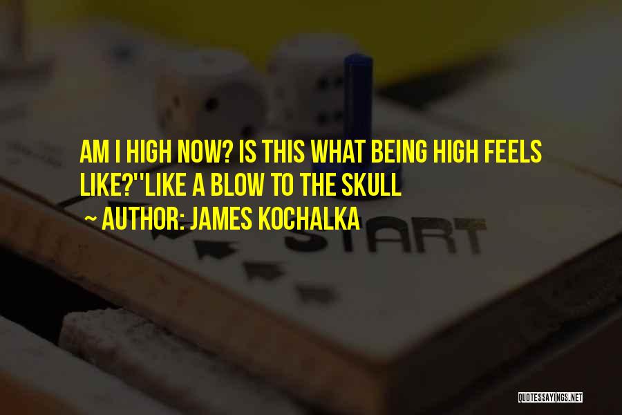 James Kochalka Quotes: Am I High Now? Is This What Being High Feels Like?''like A Blow To The Skull