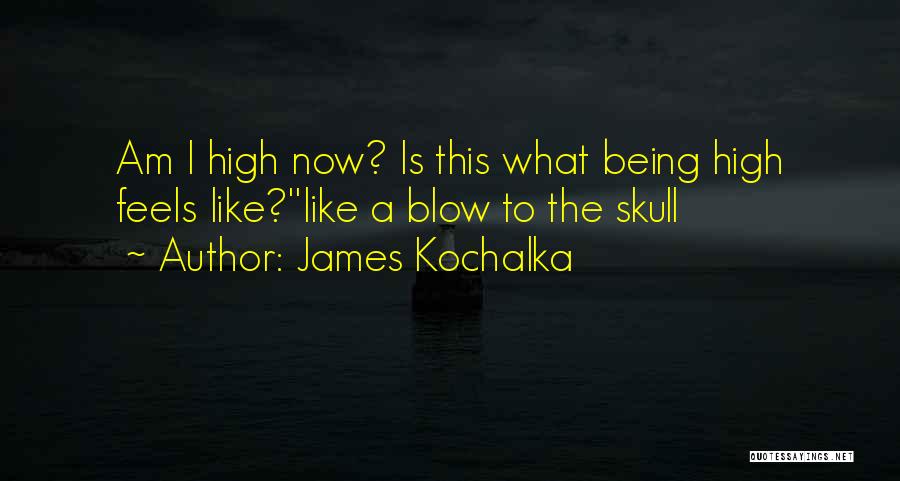 James Kochalka Quotes: Am I High Now? Is This What Being High Feels Like?''like A Blow To The Skull