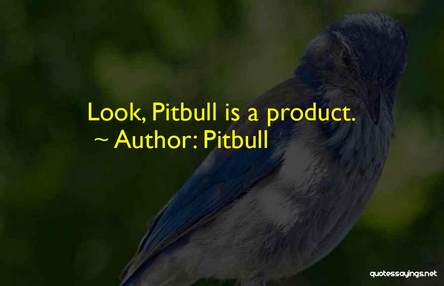 Pitbull Quotes: Look, Pitbull Is A Product.