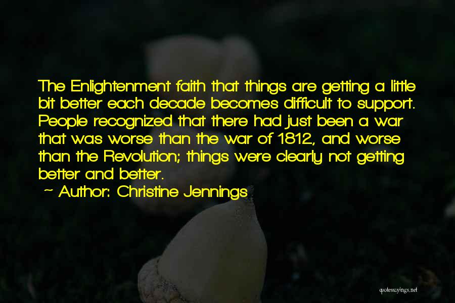 1812 Quotes By Christine Jennings