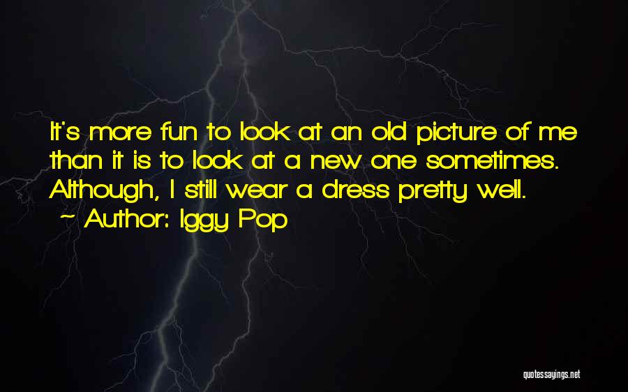 Iggy Pop Quotes: It's More Fun To Look At An Old Picture Of Me Than It Is To Look At A New One
