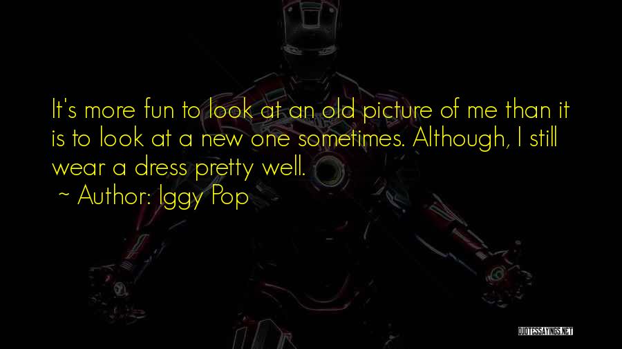 Iggy Pop Quotes: It's More Fun To Look At An Old Picture Of Me Than It Is To Look At A New One