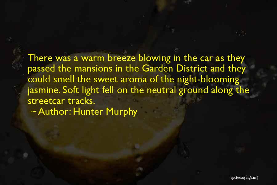 Hunter Murphy Quotes: There Was A Warm Breeze Blowing In The Car As They Passed The Mansions In The Garden District And They