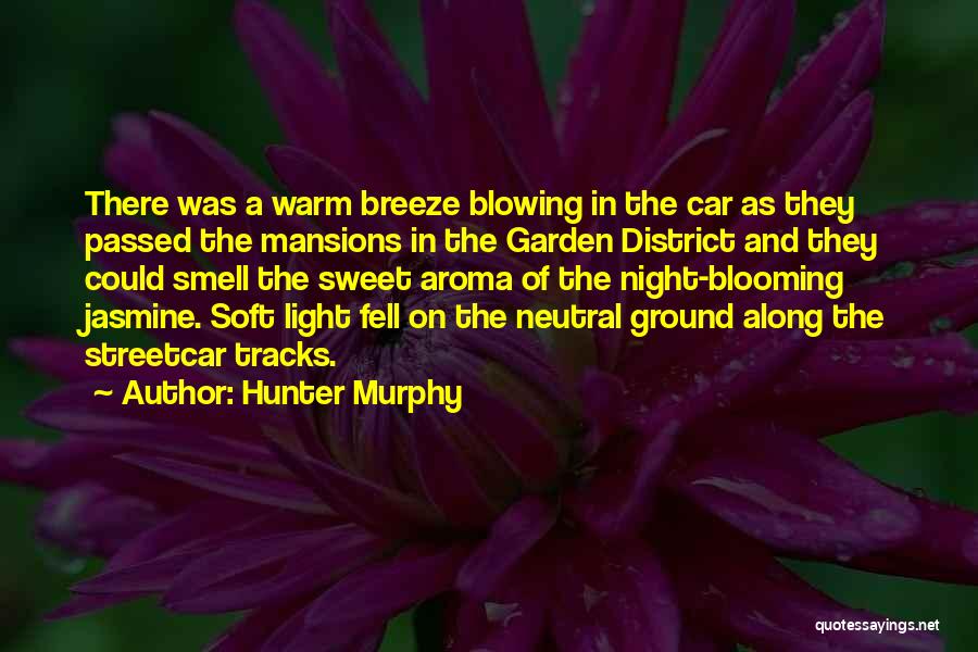 Hunter Murphy Quotes: There Was A Warm Breeze Blowing In The Car As They Passed The Mansions In The Garden District And They