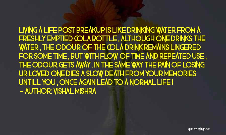 Vishal Mishra Quotes: Living A Life Post Breakup Is Like Drinking Water From A Freshly Emptied Cola Bottle , Although One Drinks The