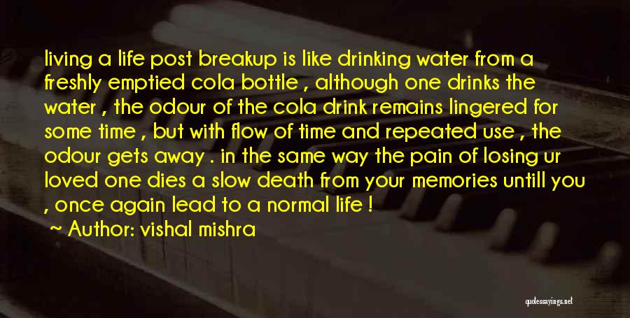 Vishal Mishra Quotes: Living A Life Post Breakup Is Like Drinking Water From A Freshly Emptied Cola Bottle , Although One Drinks The