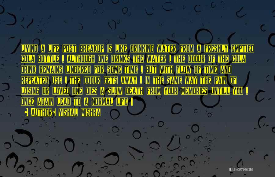 Vishal Mishra Quotes: Living A Life Post Breakup Is Like Drinking Water From A Freshly Emptied Cola Bottle , Although One Drinks The