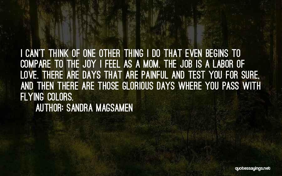 Sandra Magsamen Quotes: I Can't Think Of One Other Thing I Do That Even Begins To Compare To The Joy I Feel As
