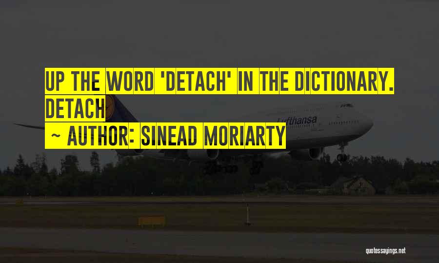 Sinead Moriarty Quotes: Up The Word 'detach' In The Dictionary. Detach