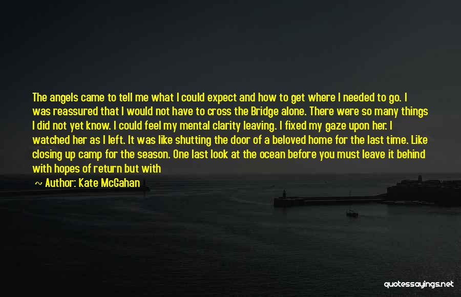 Kate McGahan Quotes: The Angels Came To Tell Me What I Could Expect And How To Get Where I Needed To Go. I