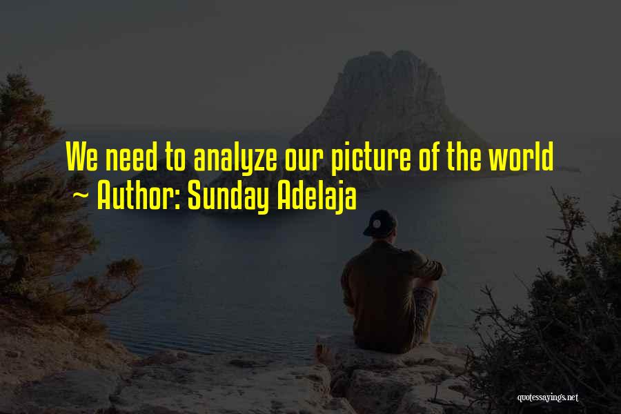 Sunday Adelaja Quotes: We Need To Analyze Our Picture Of The World