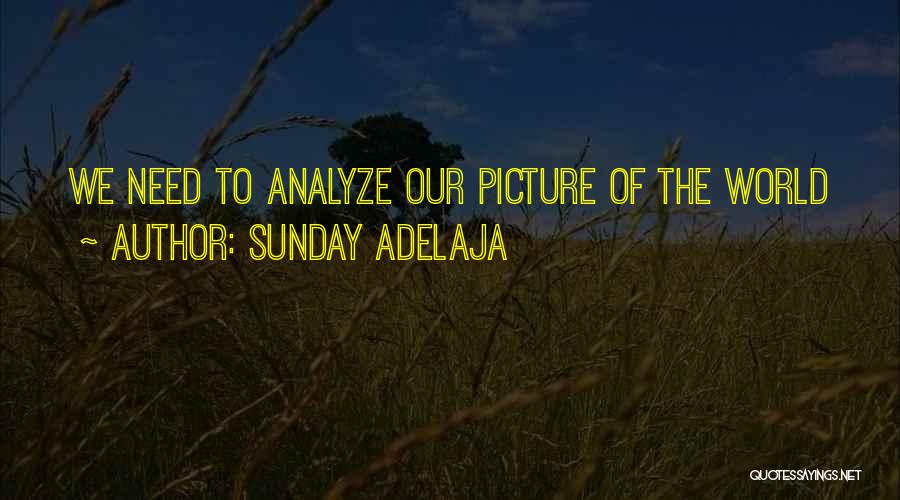 Sunday Adelaja Quotes: We Need To Analyze Our Picture Of The World