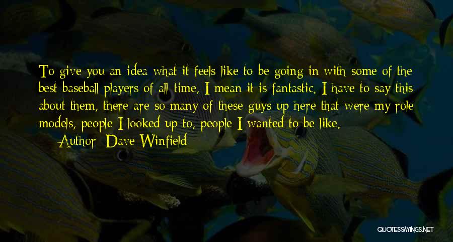 Dave Winfield Quotes: To Give You An Idea What It Feels Like To Be Going In With Some Of The Best Baseball Players