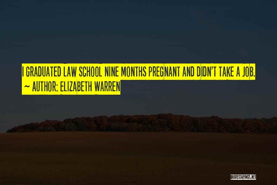 Elizabeth Warren Quotes: I Graduated Law School Nine Months Pregnant And Didn't Take A Job.