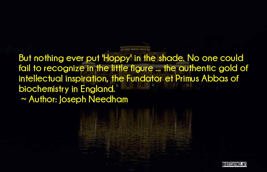 Joseph Needham Quotes: But Nothing Ever Put 'hoppy' In The Shade. No One Could Fail To Recognize In The Little Figure ... The