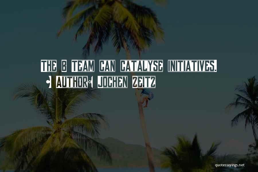 Jochen Zeitz Quotes: The B Team Can Catalyse Initiatives.
