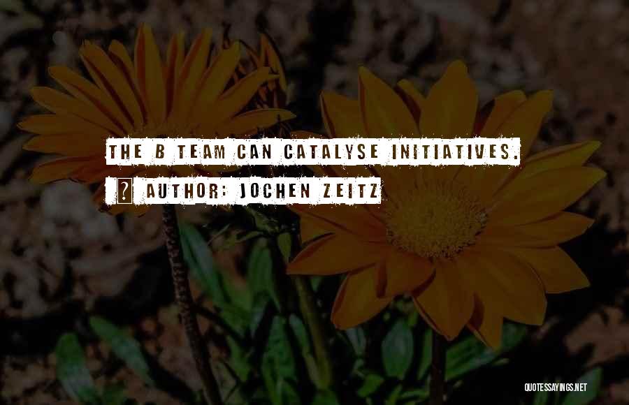 Jochen Zeitz Quotes: The B Team Can Catalyse Initiatives.