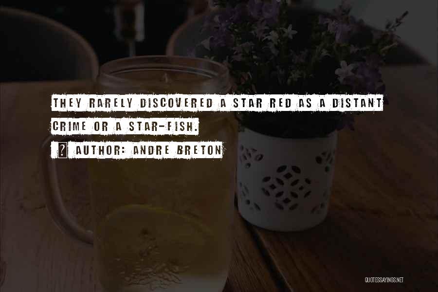 Andre Breton Quotes: They Rarely Discovered A Star Red As A Distant Crime Or A Star-fish.
