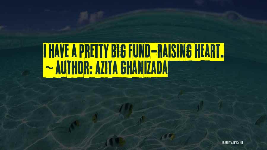 Azita Ghanizada Quotes: I Have A Pretty Big Fund-raising Heart.