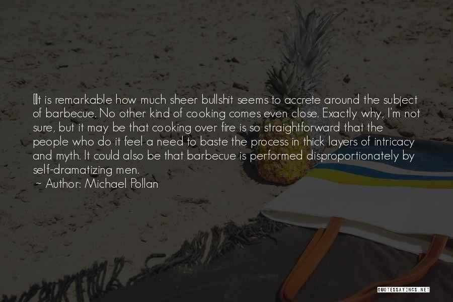 Michael Pollan Quotes: [i]t Is Remarkable How Much Sheer Bullshit Seems To Accrete Around The Subject Of Barbecue. No Other Kind Of Cooking