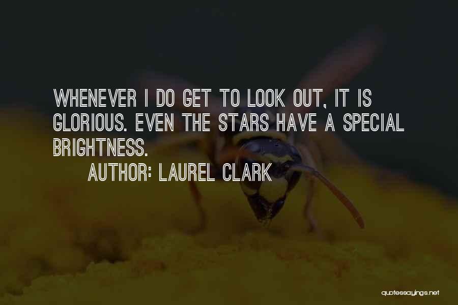 Laurel Clark Quotes: Whenever I Do Get To Look Out, It Is Glorious. Even The Stars Have A Special Brightness.