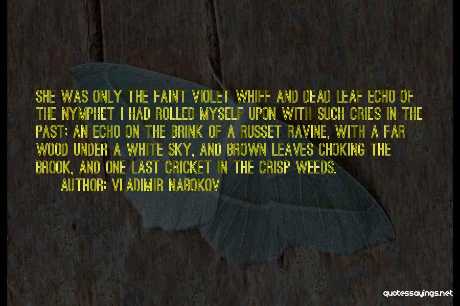 Vladimir Nabokov Quotes: She Was Only The Faint Violet Whiff And Dead Leaf Echo Of The Nymphet I Had Rolled Myself Upon With