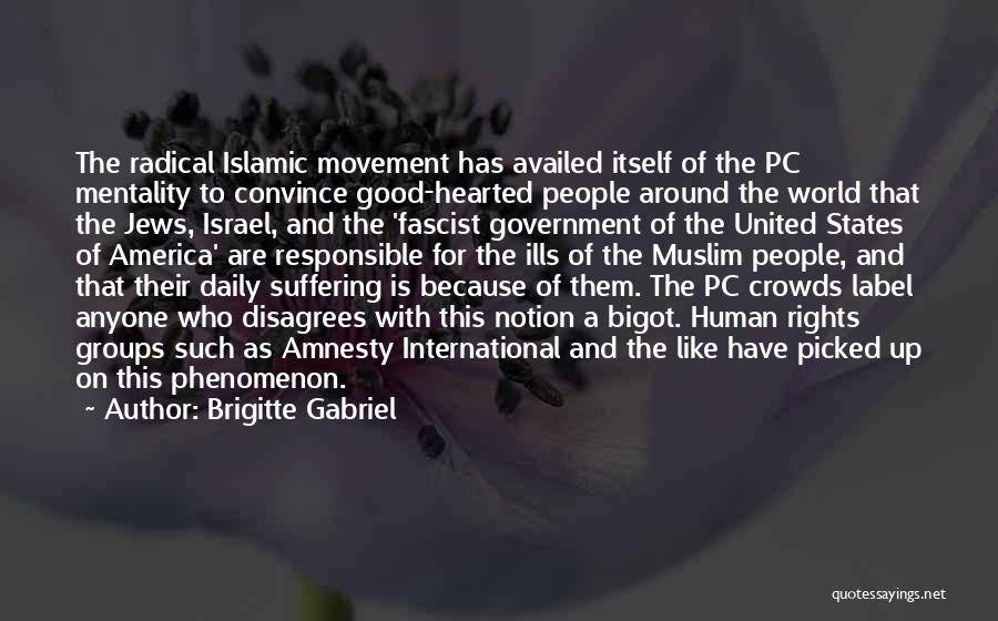 Brigitte Gabriel Quotes: The Radical Islamic Movement Has Availed Itself Of The Pc Mentality To Convince Good-hearted People Around The World That The