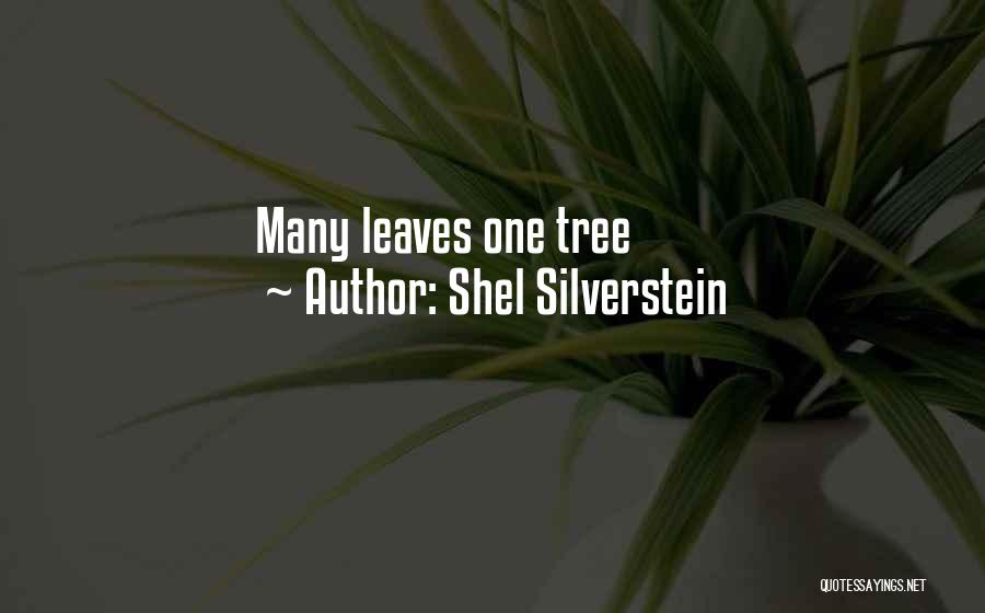 Shel Silverstein Quotes: Many Leaves One Tree