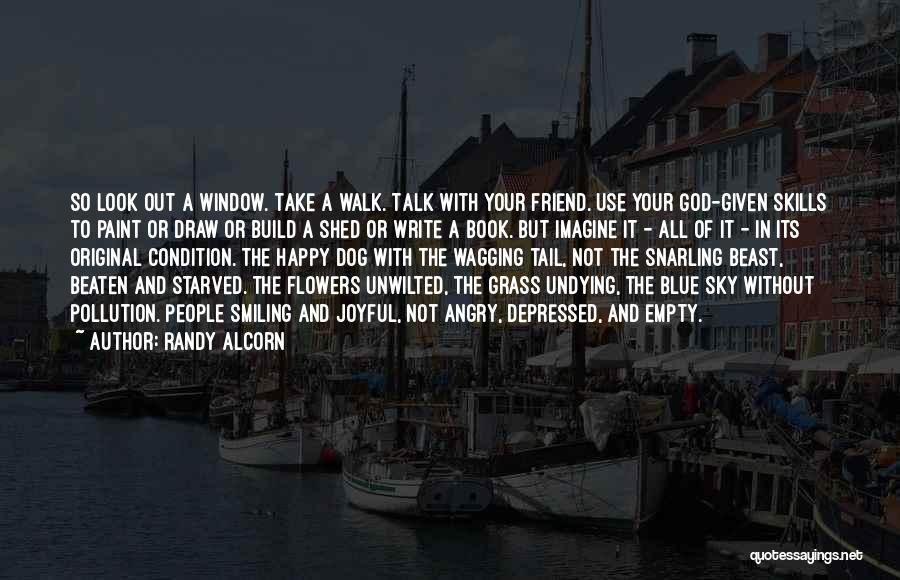 Randy Alcorn Quotes: So Look Out A Window. Take A Walk. Talk With Your Friend. Use Your God-given Skills To Paint Or Draw