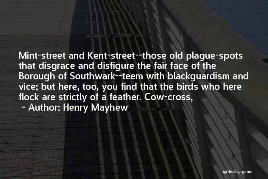 Henry Mayhew Quotes: Mint-street And Kent-street--those Old Plague-spots That Disgrace And Disfigure The Fair Face Of The Borough Of Southwark--teem With Blackguardism And