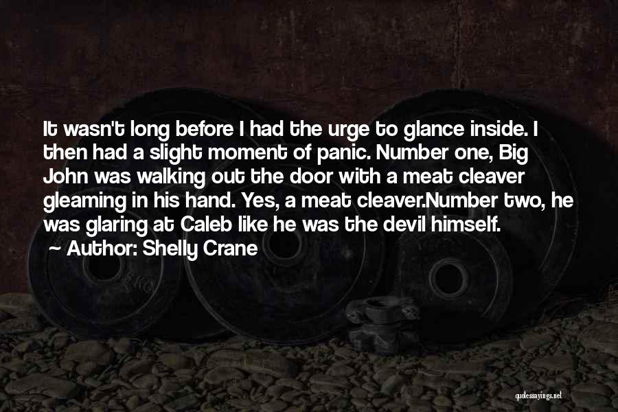 Shelly Crane Quotes: It Wasn't Long Before I Had The Urge To Glance Inside. I Then Had A Slight Moment Of Panic. Number