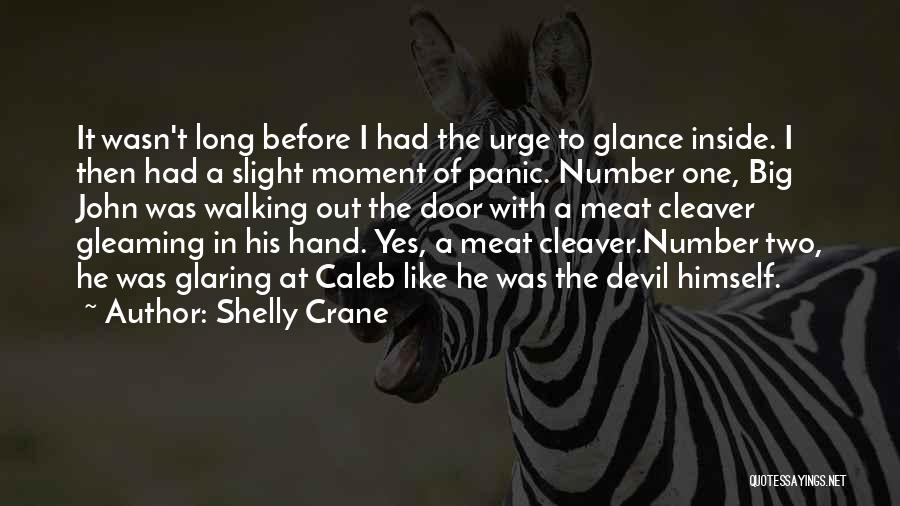 Shelly Crane Quotes: It Wasn't Long Before I Had The Urge To Glance Inside. I Then Had A Slight Moment Of Panic. Number