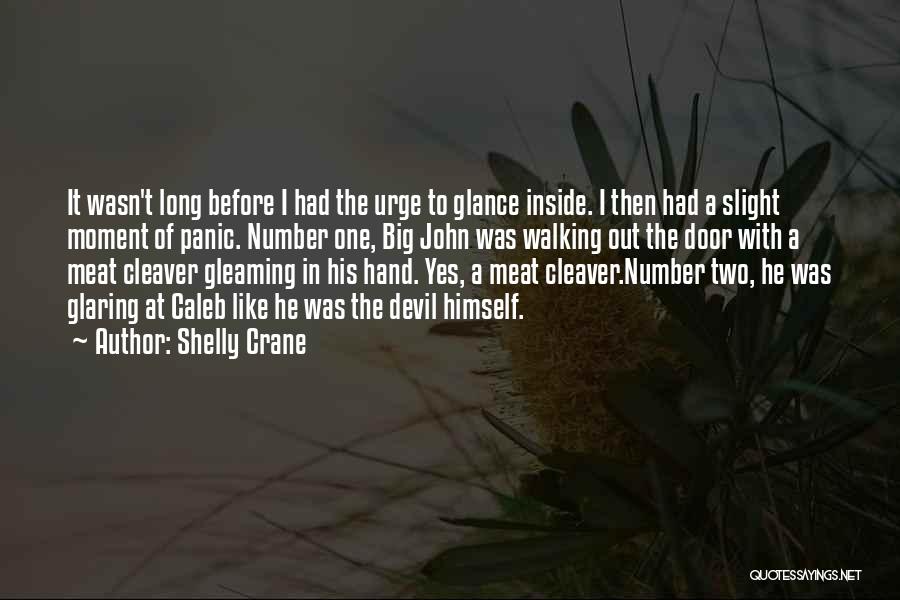 Shelly Crane Quotes: It Wasn't Long Before I Had The Urge To Glance Inside. I Then Had A Slight Moment Of Panic. Number