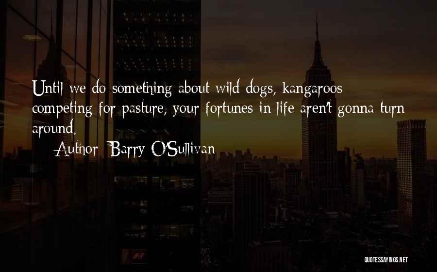 Barry O'Sullivan Quotes: Until We Do Something About Wild Dogs, Kangaroos Competing For Pasture, Your Fortunes In Life Aren't Gonna Turn Around.