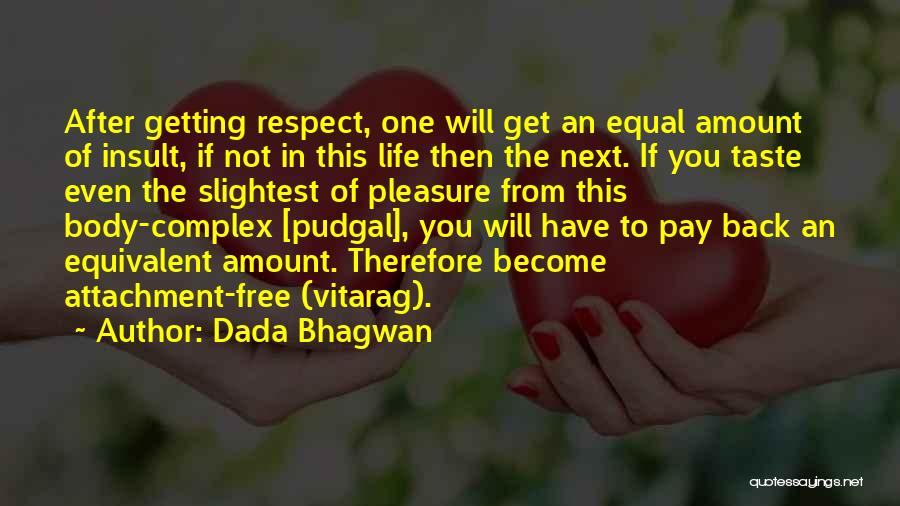 Dada Bhagwan Quotes: After Getting Respect, One Will Get An Equal Amount Of Insult, If Not In This Life Then The Next. If