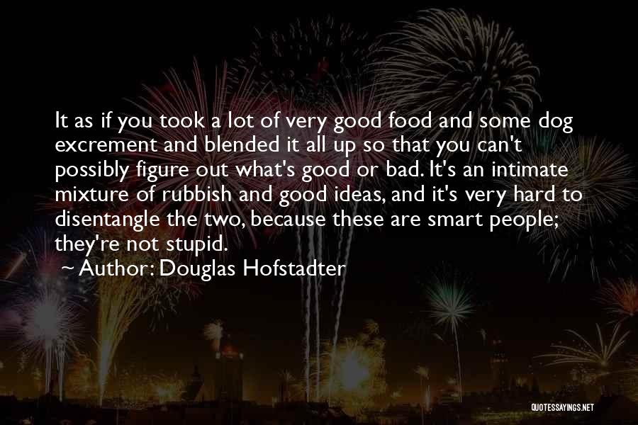 Douglas Hofstadter Quotes: It As If You Took A Lot Of Very Good Food And Some Dog Excrement And Blended It All Up