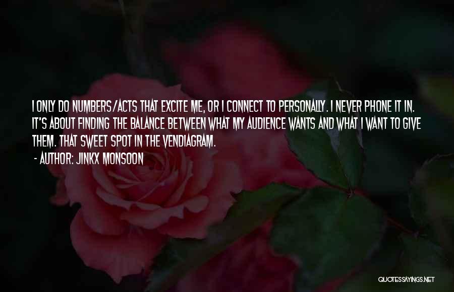 Jinkx Monsoon Quotes: I Only Do Numbers/acts That Excite Me, Or I Connect To Personally. I Never Phone It In. It's About Finding