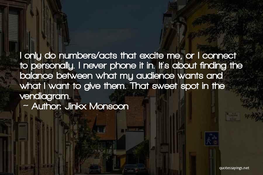 Jinkx Monsoon Quotes: I Only Do Numbers/acts That Excite Me, Or I Connect To Personally. I Never Phone It In. It's About Finding