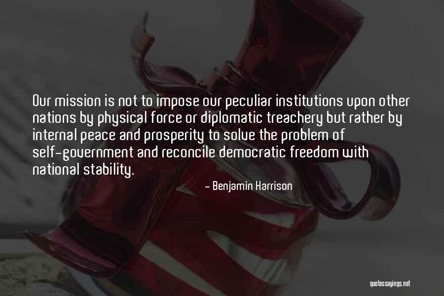 1886 Silver Quotes By Benjamin Harrison