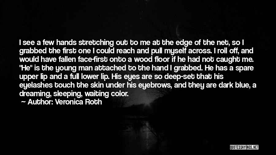 Veronica Roth Quotes: I See A Few Hands Stretching Out To Me At The Edge Of The Net, So I Grabbed The First