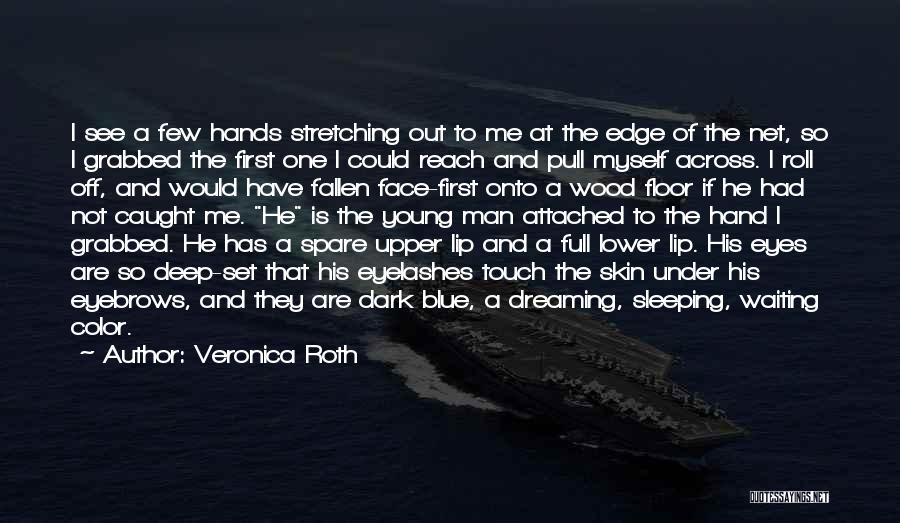 Veronica Roth Quotes: I See A Few Hands Stretching Out To Me At The Edge Of The Net, So I Grabbed The First