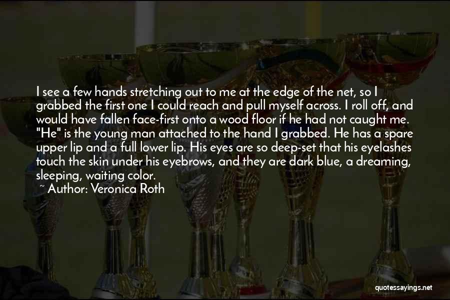 Veronica Roth Quotes: I See A Few Hands Stretching Out To Me At The Edge Of The Net, So I Grabbed The First