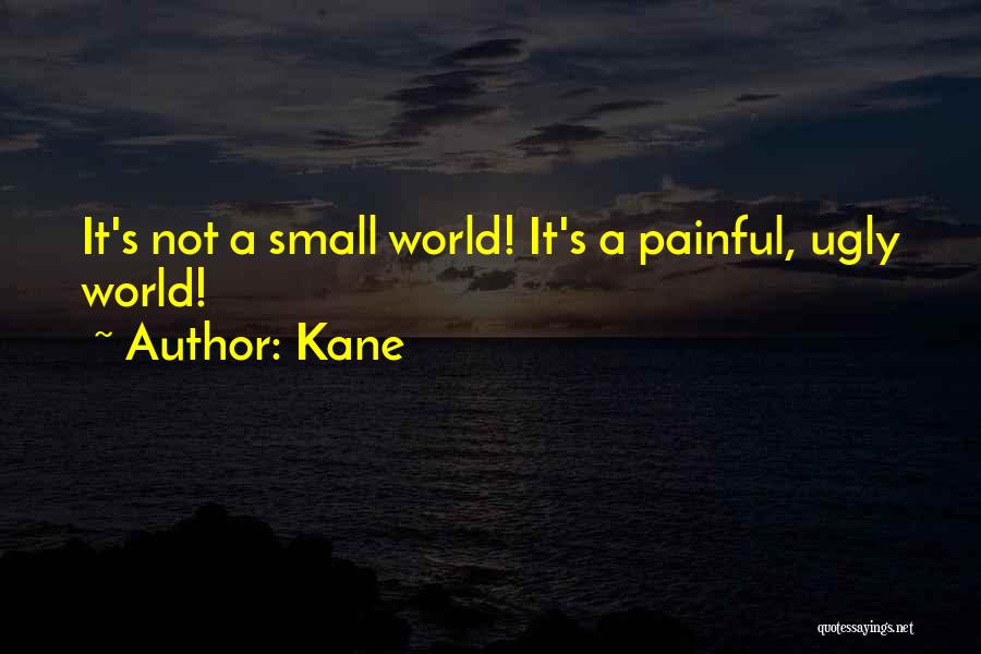 Kane Quotes: It's Not A Small World! It's A Painful, Ugly World!