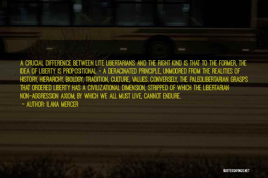 Ilana Mercer Quotes: A Crucial Difference Between Lite Libertarians And The Right Kind Is That To The Former, The Idea Of Liberty Is