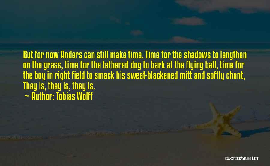 Tobias Wolff Quotes: But For Now Anders Can Still Make Time. Time For The Shadows To Lengthen On The Grass, Time For The